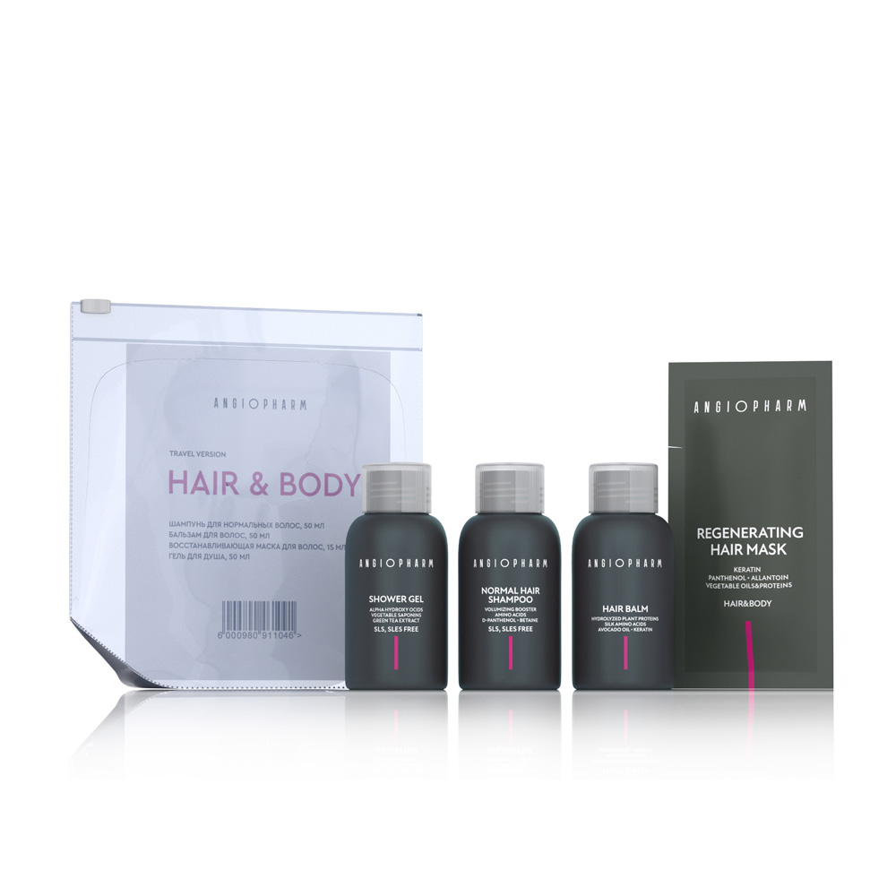 Трэвел-версия для волос и тела